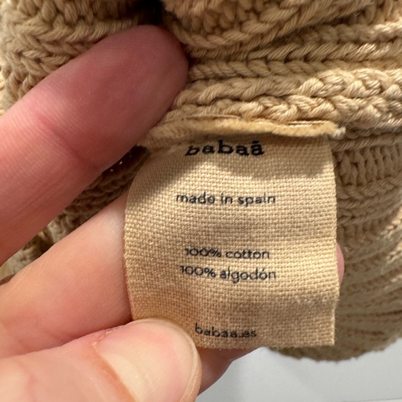 Babaa tan ribbed sweater no. 33 - Picture 6 of 7